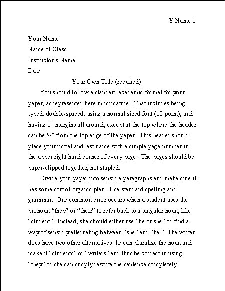 How to do mla format on essays