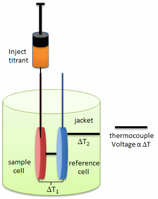 chemistry in examples buffer Figure: Calorimeter Isothermal Cells Titration